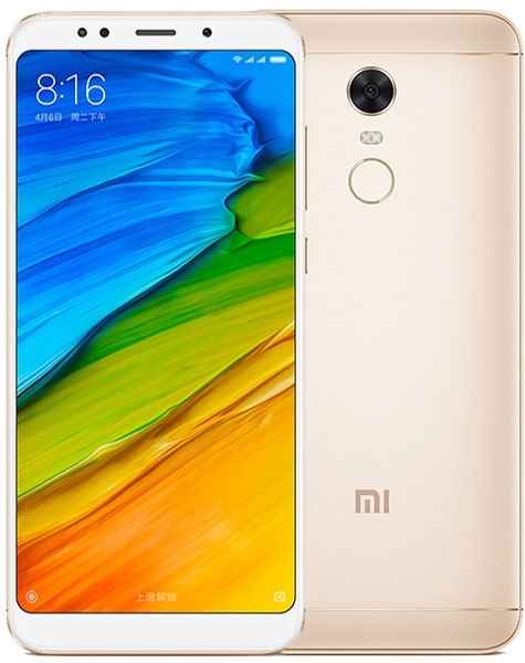 Смартфон Xiaomi RedMi 5 Plus 3/32Gb Gold (Золотистый) фото 2